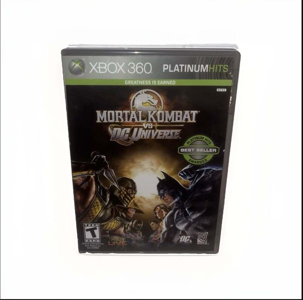 Xbox 360 Mortal Kombat vs. DC Universe Platinum Hits Game Complete